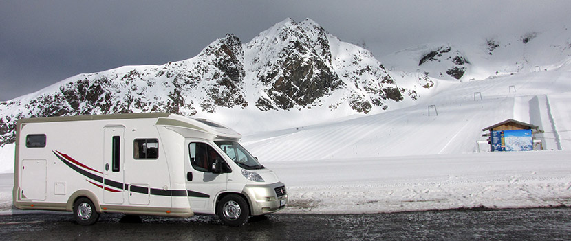 Wintertest am Kaunertaler Gletscher